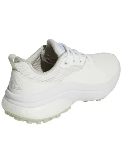 Adidas Women'S Solarmotion Golf Shoes - Ftwr White/Silver Metallic/Linen Green