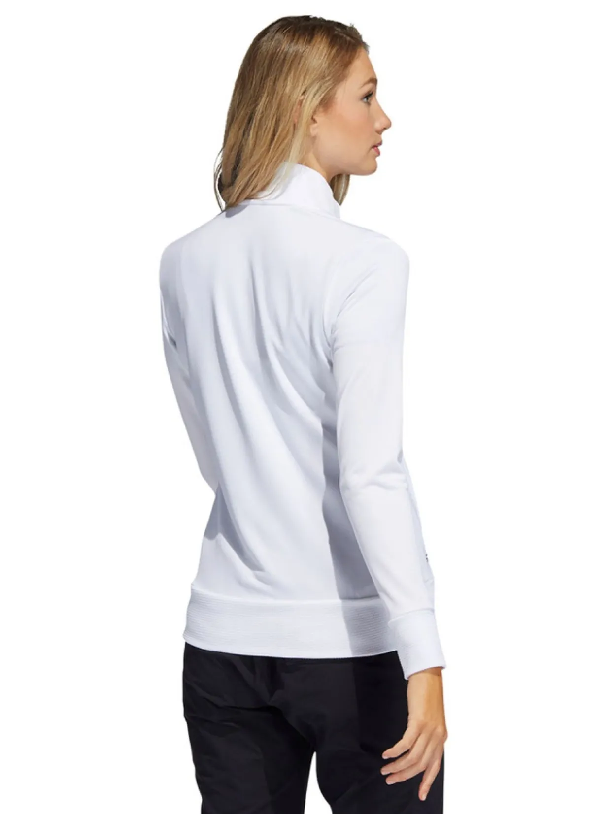 Adidas Women'S Textured Full-Zip Jacket - White