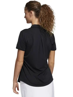 Adidas Women'S Ultimate365 Solid Polo Shirt - Black