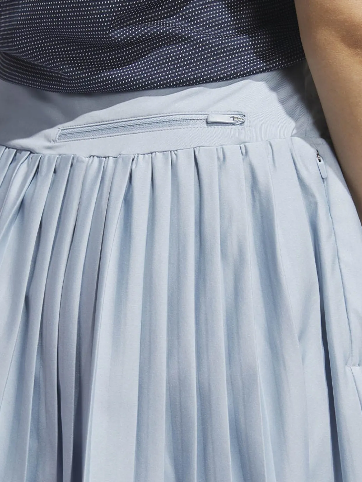 Adidas Women'S Ultimate365 Tour Pleated 15-Inch Golf Skort - Wonder Blue