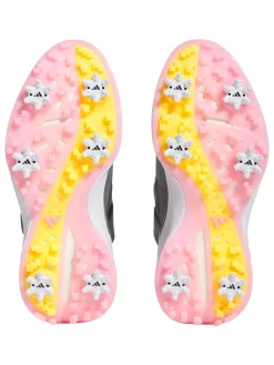 Adidas Women'S Zg23 Boa Lightstrike Golf Shoes - Dark Silver Met/Solar/Beam Pink