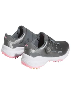 Adidas Women'S Zg23 Boa Lightstrike Golf Shoes - Dark Silver Met/Solar/Beam Pink