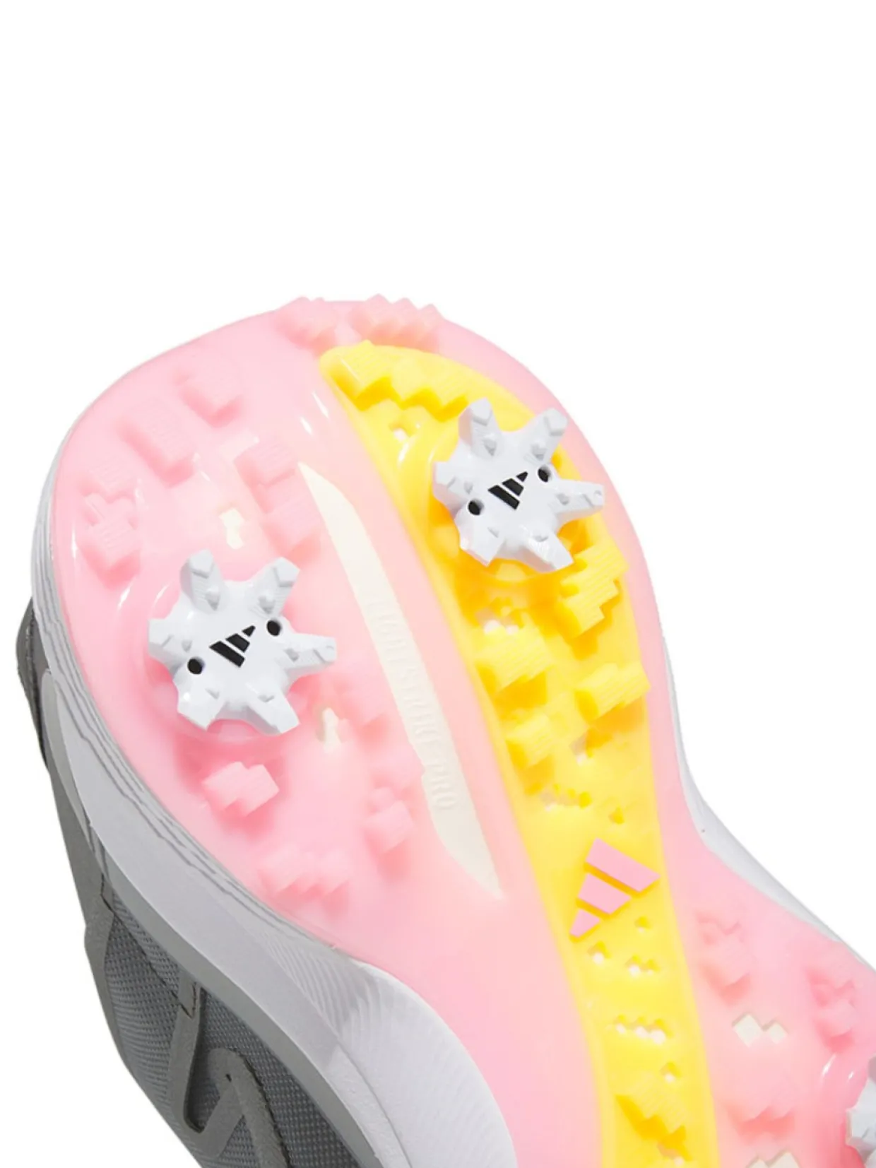 Adidas Women'S Zg23 Boa Lightstrike Golf Shoes - Dark Silver Met/Solar/Beam Pink