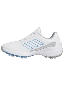 Adidas Women'S Zg23 Lightstrike Golf Shoes - Ftwr White/Blue Fusion/Silver Met.