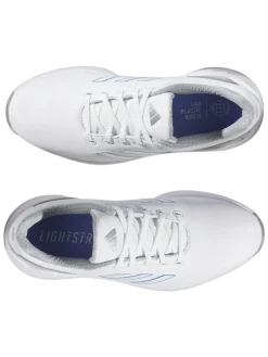 Adidas Women'S Zg23 Lightstrike Golf Shoes - Ftwr White/Blue Fusion/Silver Met.