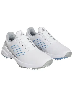Adidas Women'S Zg23 Lightstrike Golf Shoes - Ftwr White/Blue Fusion/Silver Met.