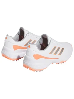 Adidas Women'S Zg23 Lightstrike Golf Shoes - Ftwr White/Silver Met./Coral Fusion