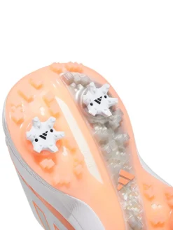 Adidas Women'S Zg23 Lightstrike Golf Shoes - Ftwr White/Silver Met./Coral Fusion