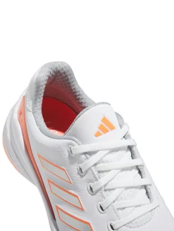 Adidas Women'S Zg23 Lightstrike Golf Shoes - Ftwr White/Silver Met./Coral Fusion