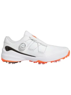 Adidas Zg23 Boa Lightstrike Golf Shoes - Ftwr White/Core Black/Semi Solar Red