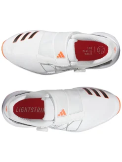 Adidas Zg23 Boa Lightstrike Golf Shoes - Ftwr White/Core Black/Semi Solar Red