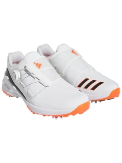 Adidas Zg23 Boa Lightstrike Golf Shoes - Ftwr White/Core Black/Semi Solar Red
