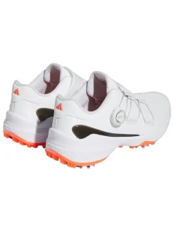 Adidas Zg23 Boa Lightstrike Golf Shoes - Ftwr White/Core Black/Semi Solar Red