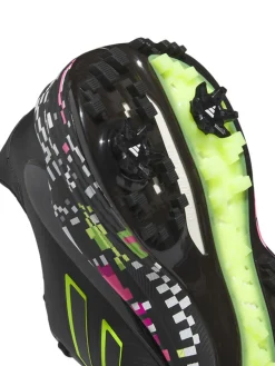 Adidas Zg23 Glitch Golf Shoes - Core Black/Lucid Lemon