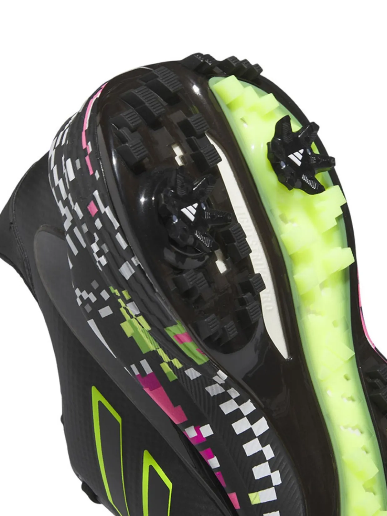 Adidas Zg23 Glitch Golf Shoes - Core Black/Lucid Lemon