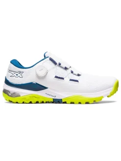 Asics Gel Kayano Ace Boa 2 Golf Shoes - White/Blue
