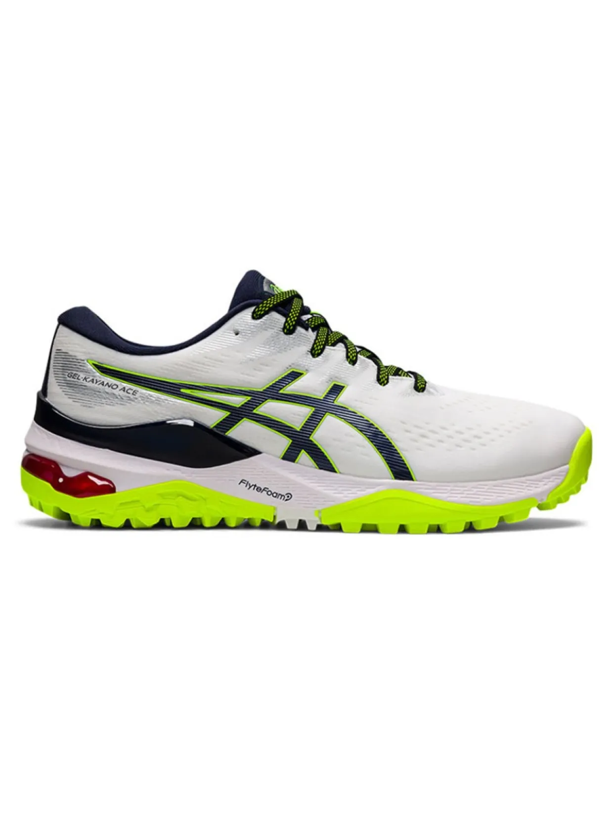 Asics Gel Kayano Ace Golf Shoes - White/Midnight
