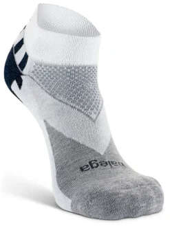 Balega Enduro V-Tech Low Cut Socks - White/Midgrey