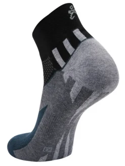 Balega Enduro V-Tech Quarter Socks - Black/Charcoal