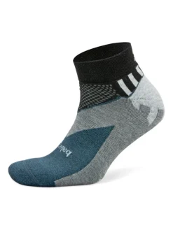 Balega Enduro V-Tech Quarter Socks - Black/Charcoal