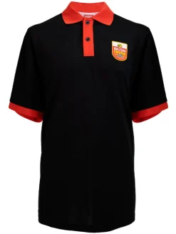 Bush Chook Shield Polo - Black