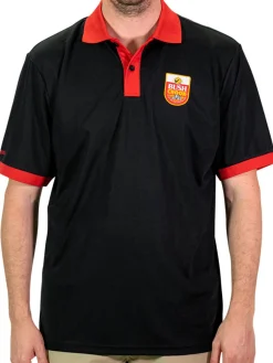 Bush Chook Shield Polo - Black