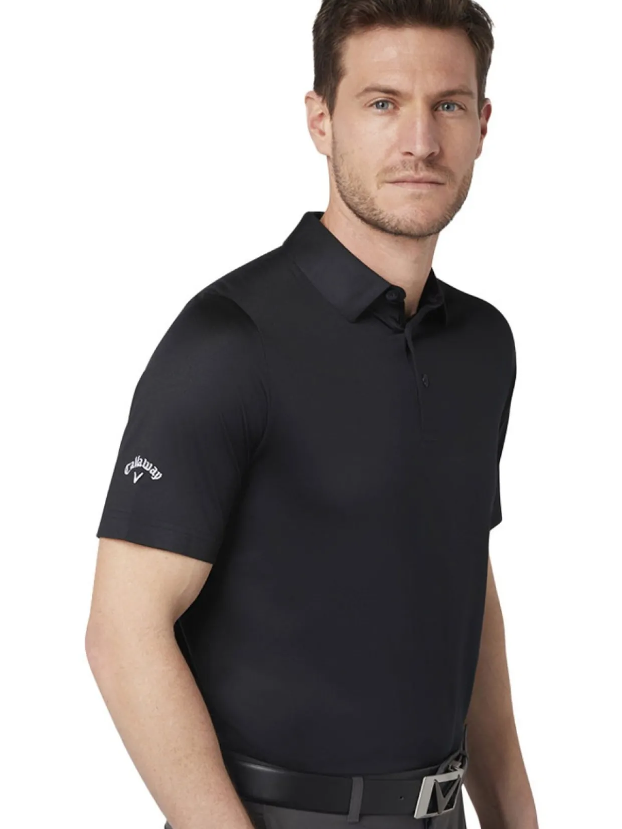 Callaway Swingtech Solid Polo - Caviar