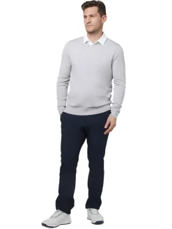 Callaway V-Neck Merino Sweater - Pearl Blue