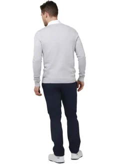 Callaway V-Neck Merino Sweater - Pearl Blue