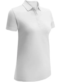 Callaway Women'S Swingtech Solid Polo - Brilliant White