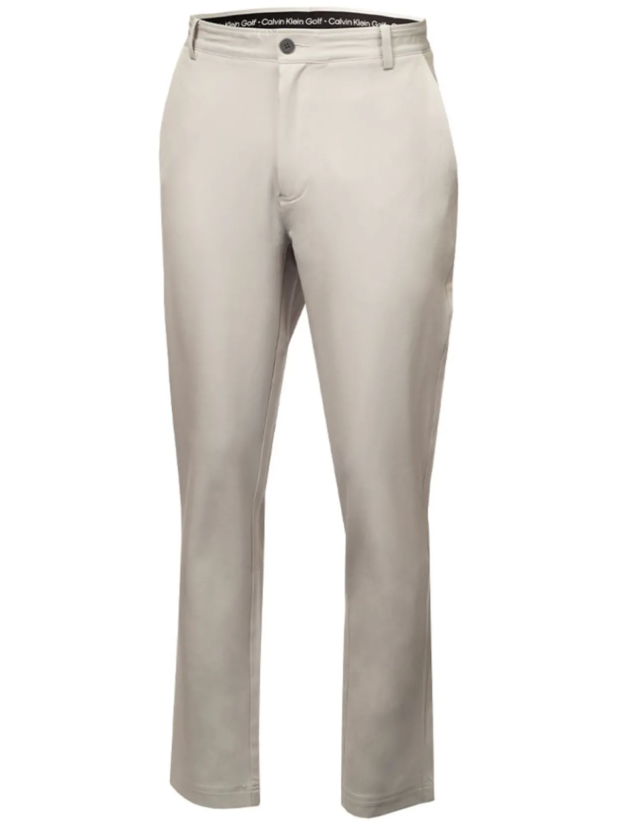 Calvin Klein Bullet Regular Fit Stretch Trouser - Pale Silver