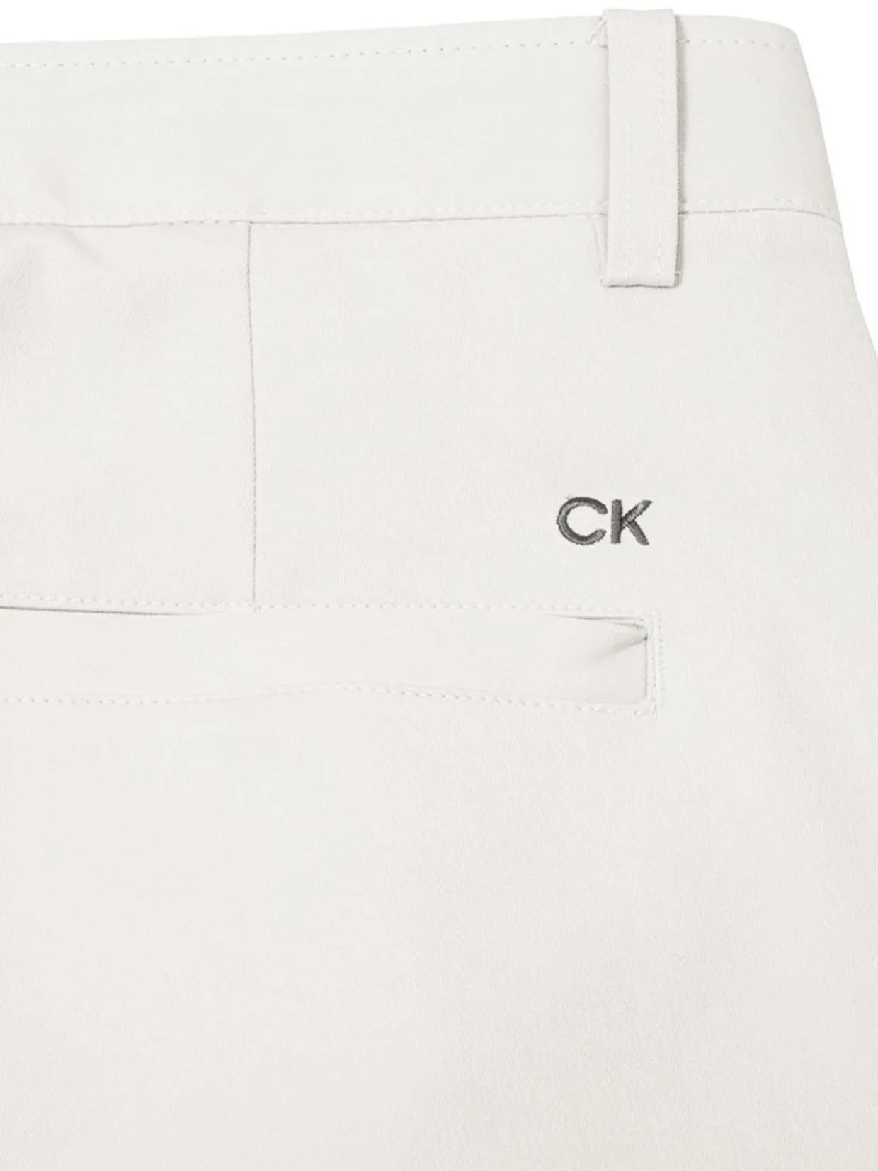 Calvin Klein Bullet Regular Fit Stretch Trouser - Pale Silver