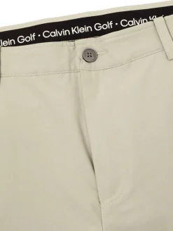 Calvin Klein Bullet Regular Fit Stretch Trouser - Cameo Green