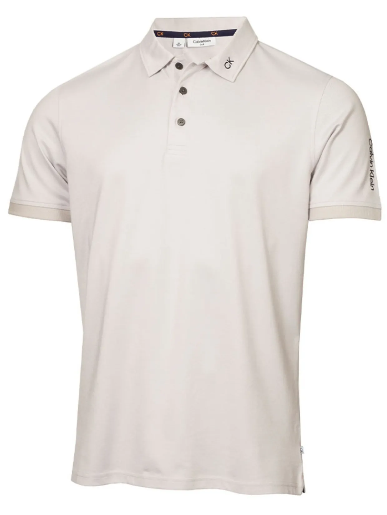 Calvin Klein Concord Polo - Pale Silver Marl