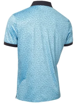 Calvin Klein Fracture Print Polo - Boy Blue