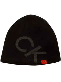 Calvin Klein Large Monogram Reversible Beanie