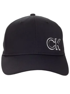 Calvin Klein Logo Cap - Black/White