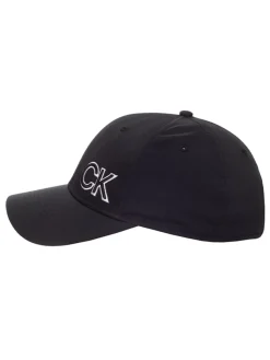 Calvin Klein Logo Cap - Black/White