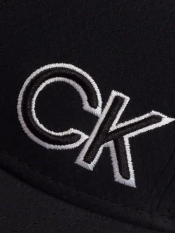 Calvin Klein Logo Cap - Black/White