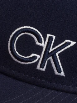 Calvin Klein Logo Cap - Navy/White