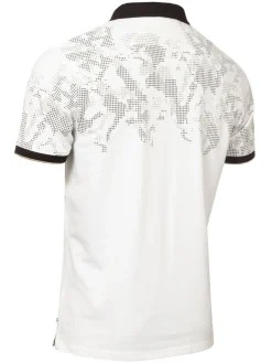 Calvin Klein Nashua Printed Polo - White/Black