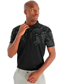Calvin Klein Nashua Printed Polo - Black