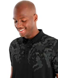 Calvin Klein Nashua Printed Polo - Black