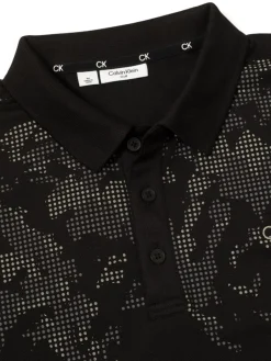 Calvin Klein Nashua Printed Polo - Black