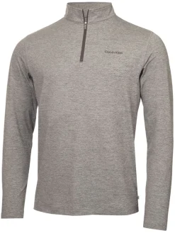 Calvin Klein Newport Half Zip - Silver Marl