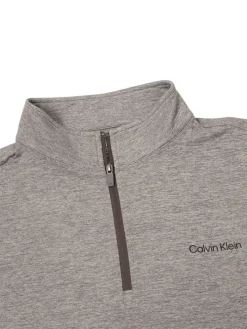 Calvin Klein Newport Half Zip - Silver Marl