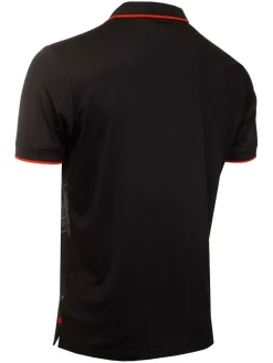 Calvin Klein Nyc Print Polo - Black