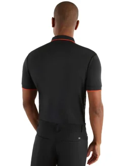 Calvin Klein Nyc Print Polo - Black