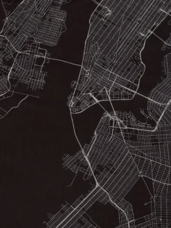 Calvin Klein Nyc Print Polo - Black