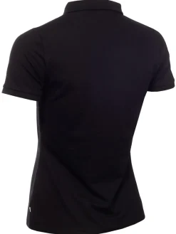 Calvin Klein W Performance Cotton Pique Polo - Black